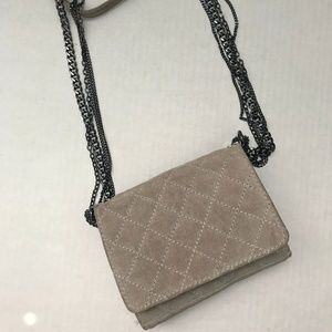 Zara Suede Crossbody Bag